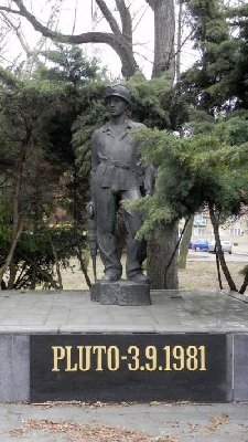 memorial to the victims of the Pluto mine